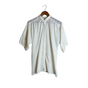 Bylee vintage sheer half sleeve shirt